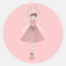 Buscar hada del ballet pegatinas Chica