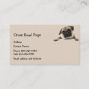 Buscar pug tarjetas de visita Puño