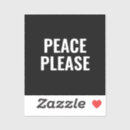 Buscar paz pegatinas Guerra contra la guerra