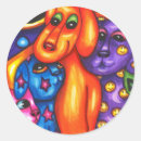 Buscar gatos abstractos pegatinas Colorido