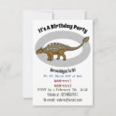 Buscar paleontólogo invitaciones Dinosaurio