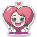 Buscar animado corazon pegatinas General y unisex