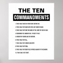 Buscar mandamientos posters Bíblico
