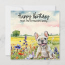 Buscar frenchie invitaciones Acuarela