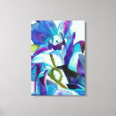 Buscar orquídea azul lienzos Acuarela