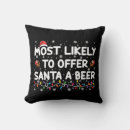 Buscar de la cerveza cojines Navidad