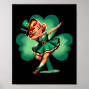 Buscar leprechaun afortunado posters Día de san patricio