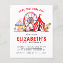 Buscar tienda roja invitaciones Circo