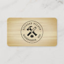 Buscar madera rústica tarjetas de visita Para todos