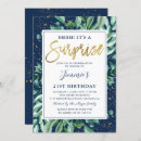 Buscar sorpresa invitaciones de cumpleaños Oro