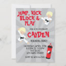 Buscar rojo y negro invitaciones de cumpleaños Para niños