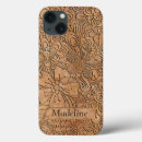 Buscar madera tallada iphone fundas Floral