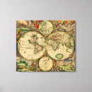 Buscar viejo mundo lienzos Mapas del mundo antiguo