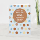 Buscar humor del vino tarjetas General y unisex