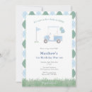 Buscar del golf invitaciones de cumpleaños Para niños
