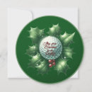 Buscar golf tarjetas de navidad Verde