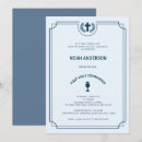 Buscar primera comunión santa invitaciones Azul