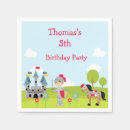 Buscar dragón medieval servilletas Fiesta de cumpleaños