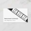 Buscar tira la película de tarjetas de visita Fotógrafo