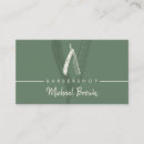 Buscar master tarjetas de visita Peluquero