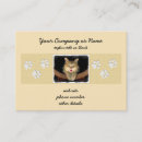 Buscar loco tarjetas de visita Gatito