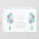 Buscar balloon birthday invitaciones Elegante