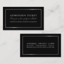 Buscar boleto tarjetas de visita Para todos