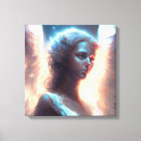 Buscar ángel azul lienzos Fe