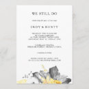 Buscar gris amarillo boda invitaciones Para ella