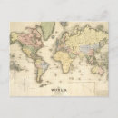 Buscar mapas del mundo vintage postales Retro