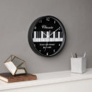 Buscar piano relojes de pared Pianista
