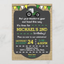 Buscar tractores verdes invitaciones Chico