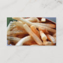 Buscar patatas fritas tarjetas de visita Fritadas