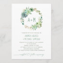 Buscar succulent wedding invitaciones Acuarela