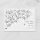 Buscar telas tarjetas de visita Araña