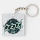 Buscar número 1 llaveros Hockey sobre hielo