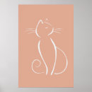 Buscar gato abstracto posters Elegante