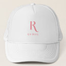 Buscar rosa y blanco camionero gorras Elegante