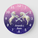 Buscar habitación relojes de pared Unicornio
