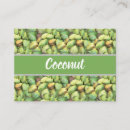 Buscar coco tarjetas de visita Tropical
