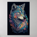 Buscar diseño del lobo posters Vida silvestre