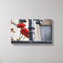 Buscar flores rojas lienzos Rojo
