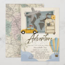 Buscar aventuras baby shower invitaciones baby shower Azul