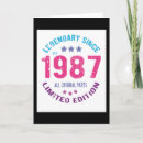 Buscar 1987 tarjetas Vintage