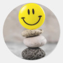 Buscar cara sonriente divertida pegatinas Amarillo