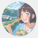 Buscar otaku pegatinas Ramen