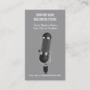 Buscar estudio grabación de tarjetas de visita Registración