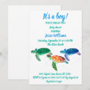 Buscar tortuga de mar invitaciones Adorable