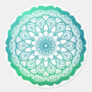 Buscar mandala azul pegatinas Meditación