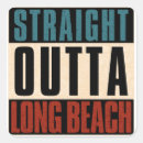 Buscar long pegatinas Larga ciudad de playa